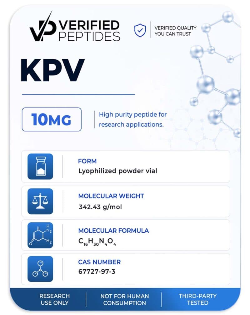 KPV Peptide (10MG)