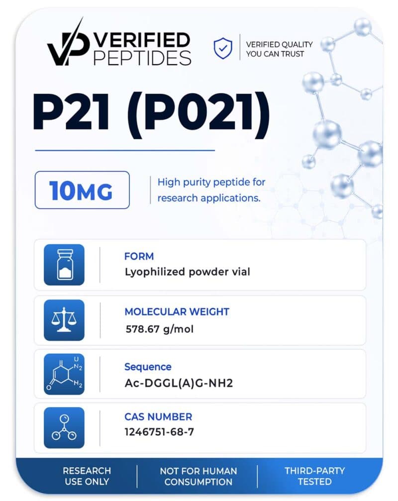 P21 Peptide 10MG (P021)