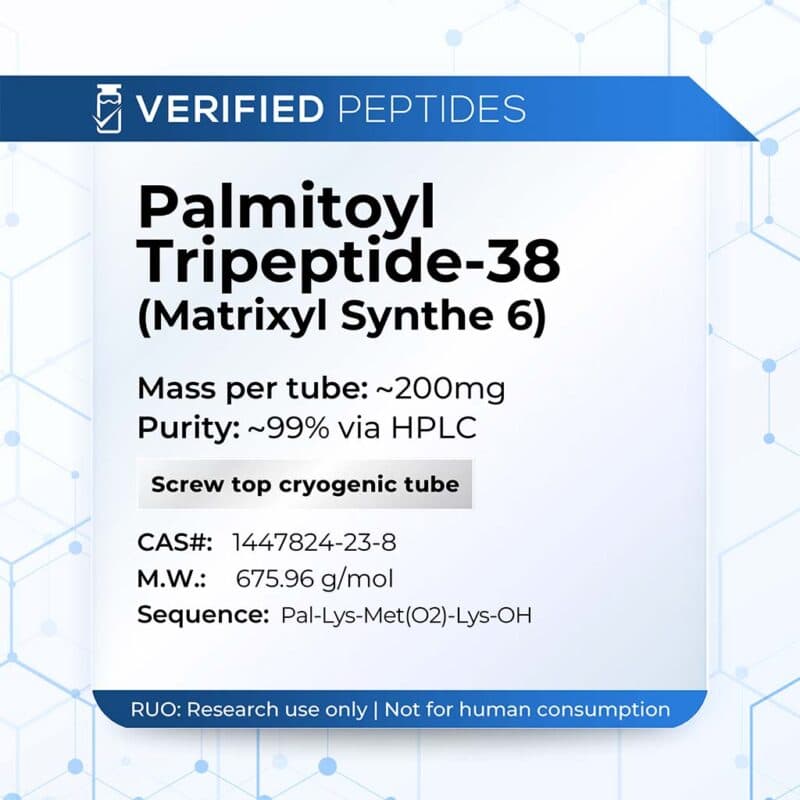 Pal Tripeptide-38 (Matrixyl Synthe6) 200MG